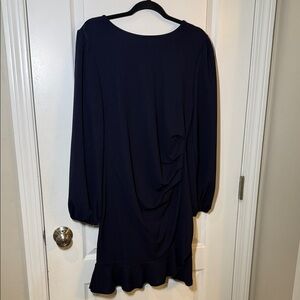 Elegant Navy Blue Dress-Size Medium